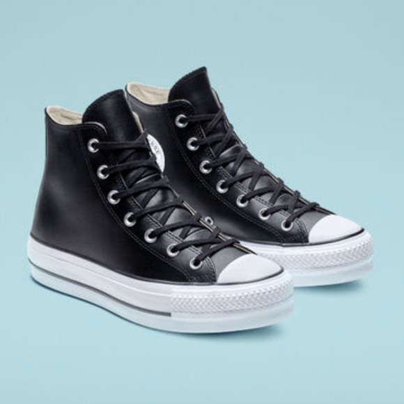 Converse | Shoes | Converse Clean Leather Platform Chuck Taylor All Star  Sneakers 7 | Poshmark
